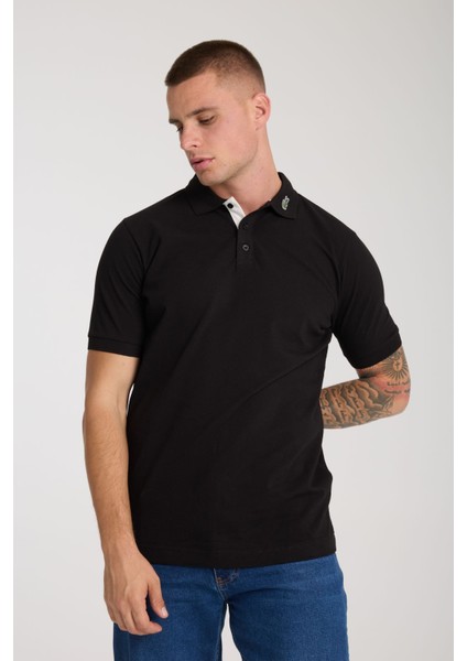 Polo Siyah Regular Fit Özel Seri