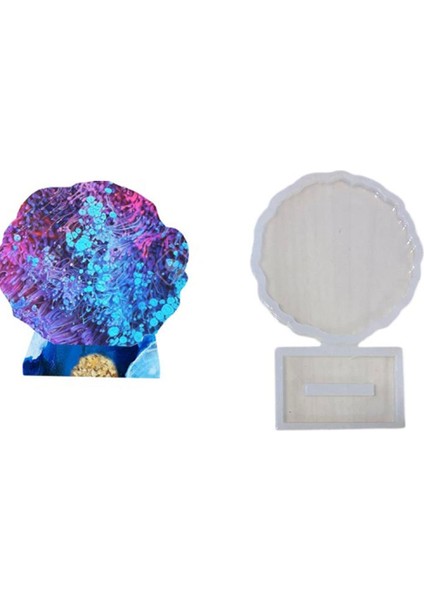 Epoksi Silikon Kalıp Tırtıklı Kenar Ayaklı Magnet Kalıbı 7 cm