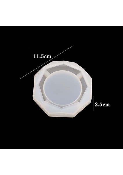 Epoksi Silikon Sekizgen Küllük Kalıbı 11,5 cm modelleri