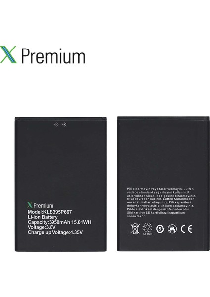 Reeder P13 Blue 2022 Batarya Pil 3950 Mah
