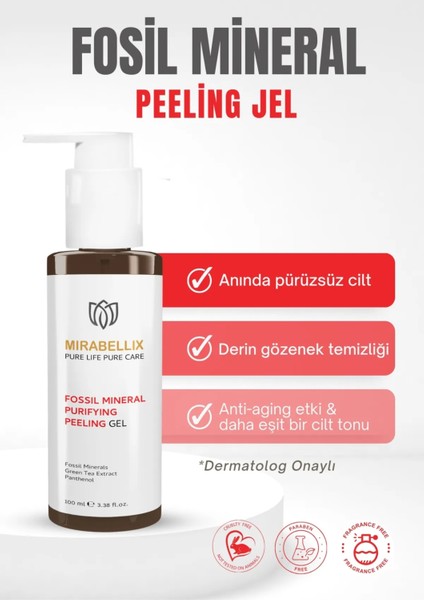 Fosil Mineral Arındırıcı Peeling Jel