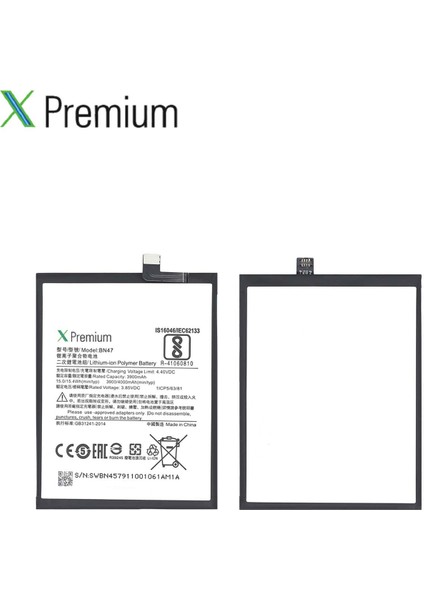Xiaomi Redmi 6pro / Mi A2 Lite BN47 Batarya Pil 4000 Mah modelleri