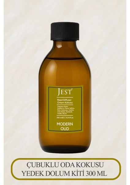 300 ml Modern Oud Çubuklu Oda Kokusu Yedek Kit