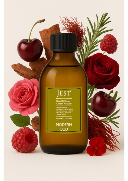 300 ml Modern Oud Çubuklu Oda Kokusu Yedek Kit
