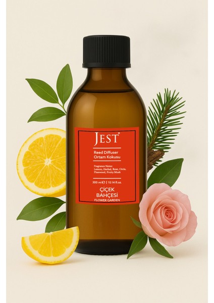 300 ml Çiçek Bahçesi Çubuklu Oda Kokusu Yedek Kit