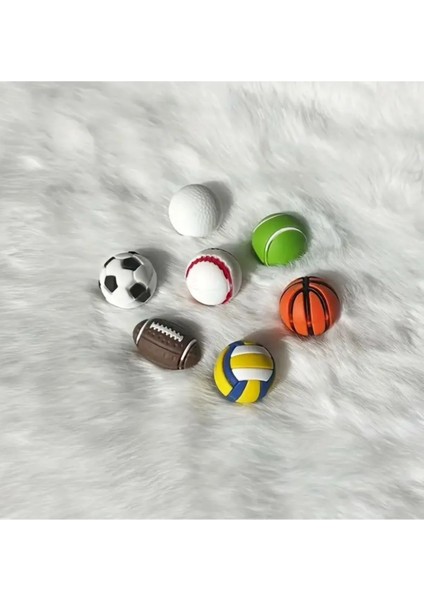 3D Jibbitz Terlik Süsü 3 Boyutlu Terlik Süsü, Futbol Topu Terlik Süsü, Top Terlik Süsü fırsatları