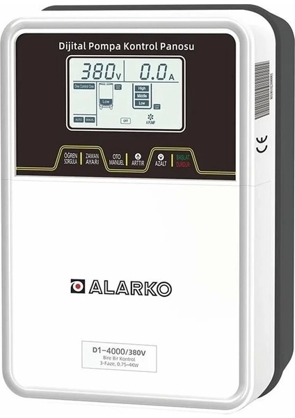 1 - 5,5 Hp 380V Trifaze Dijital Akıllı Pompa Kontrol Panosu