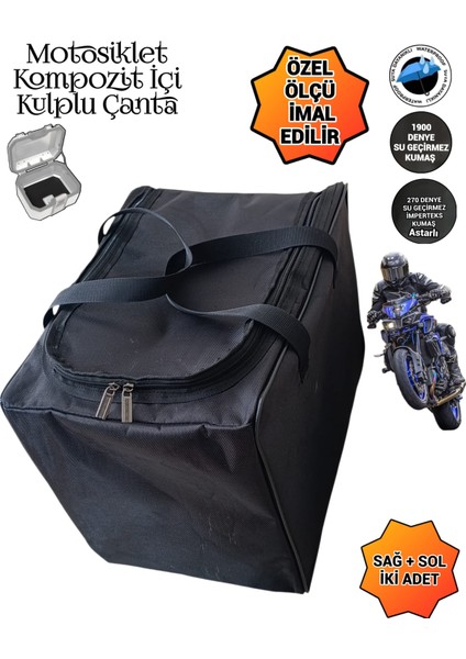 Motosiklet Kompozit Içi Kulplu Organizatör Çantaları