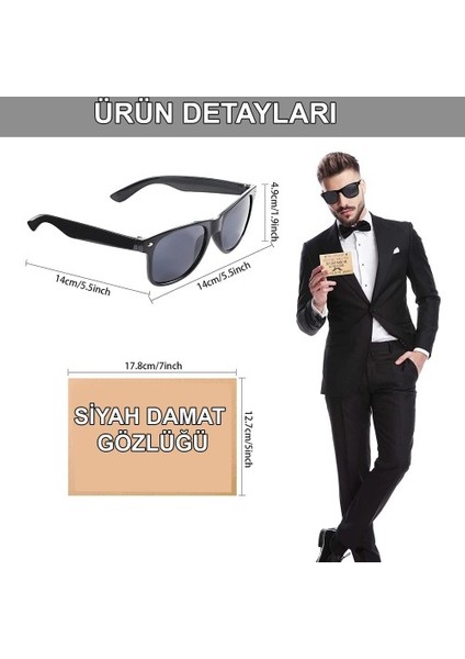 Damat Gözlüğü – Düğün ve Bekarlığa Veda Partisi Aksesuarı modelleri