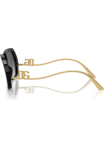 Dolce & Gabbana DG4468B (501/8G) 58 | Kadın Siyah Güneş Gözlüğü fiyatları