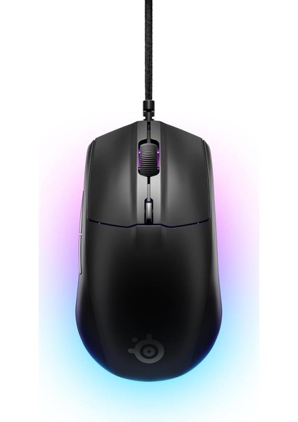 Rival 3 Gen 2 Rgb Kablolu Gaming Mouse Siyah