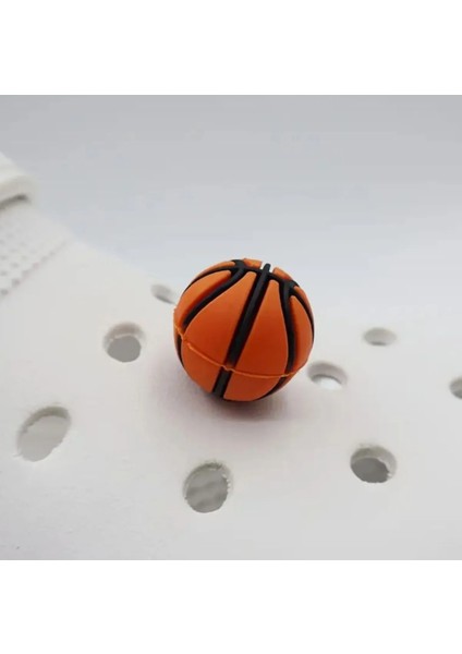 3D Jibbitz Terlik Süsü 3 Boyutlu Terlik Süsü, Basketbol Topu Terlik Süsü, Top Terlik Süsü J705 fiyatları