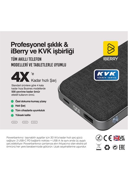İ20XL 20.000 Mah Pd 20W Taşınabilir Şarj Aleti Powerbank