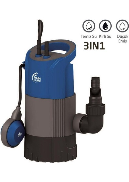 Raınpump CD900P 3n1 Drenaj/dalgıç Pompa