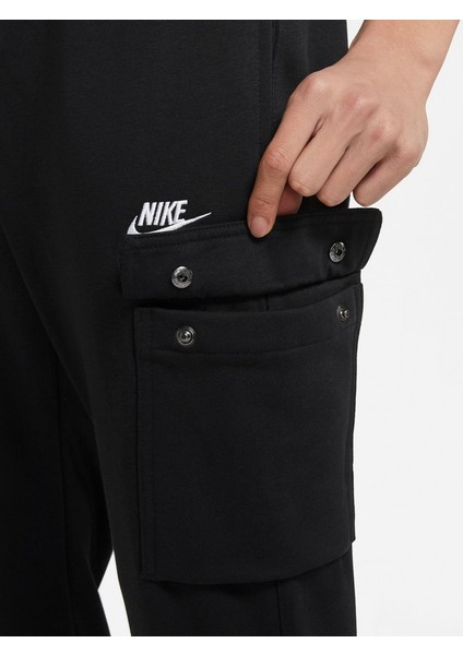 Sportswear Club French Terry Trousers Erkek Pamuklu Cargo Cepli Eşofman Altı CZ9954 modelleri