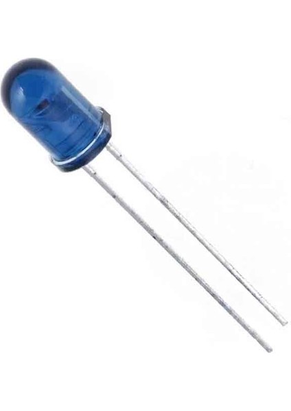 LED Mavi 5mm Mercekli