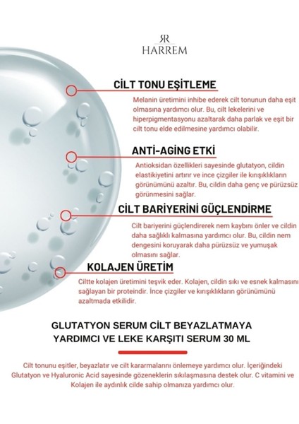 Glutatyon Beyazlatıcı Leke Karşıtı Yenileyici Serum 50 ml fiyatları