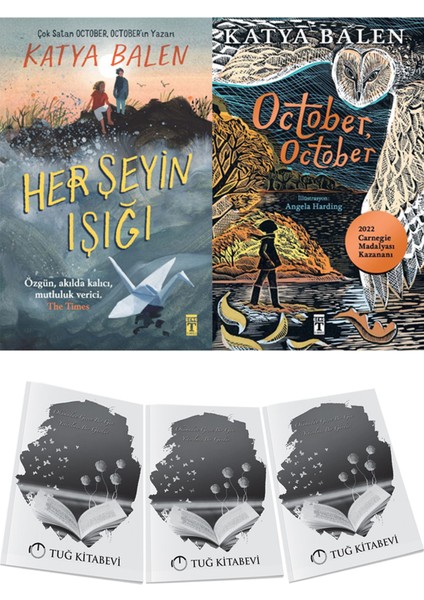 Her Şeyin Işığı ve October, October 2li Set Katya Balen + Hediyeli