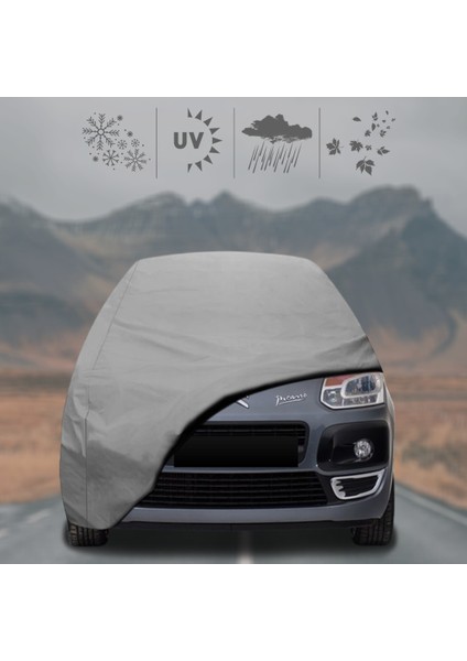 Citroen C3 Picasso (2013 - 2017) Oto Branda Su Geçirmez Miflonlu Araba Brandası Klipsli Araba Çadırı
