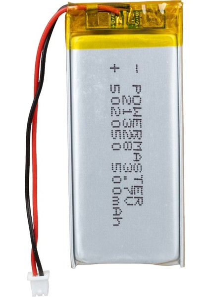 3.7 Volt 500 Mah Lityum Polimer Pil