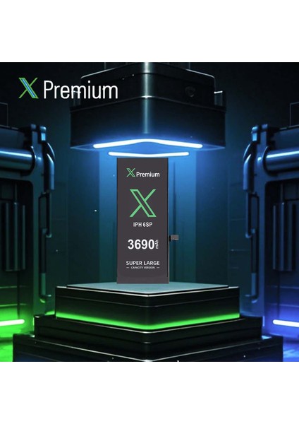 iPhone 6s Plus Yüksek Kapasiteli Batarya Pil 3690 Mah
