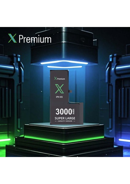 iPhone Xs Yüksek Kapasiteli Batarya Pil 3000 Mah