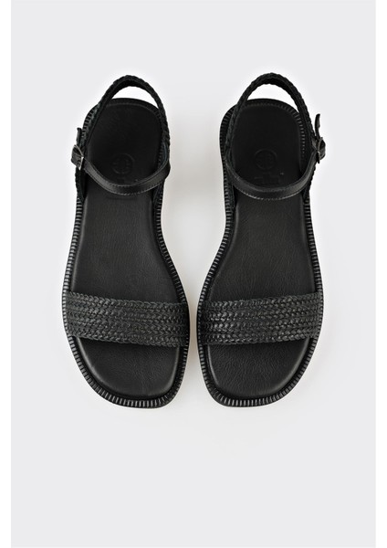 Siyah Deri Kadın Günlük Ayakkabı fırsatları