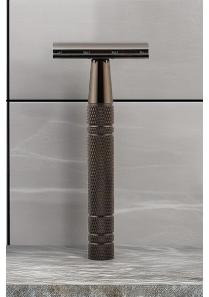 Shave S9 Full Metal Manuel Tıraş Makinesi + 5 Adet Platinum Yaprak Jilet