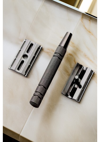 Shave S9 Full Metal Manuel Tıraş Makinesi + 5 Adet Platinum Yaprak Jilet