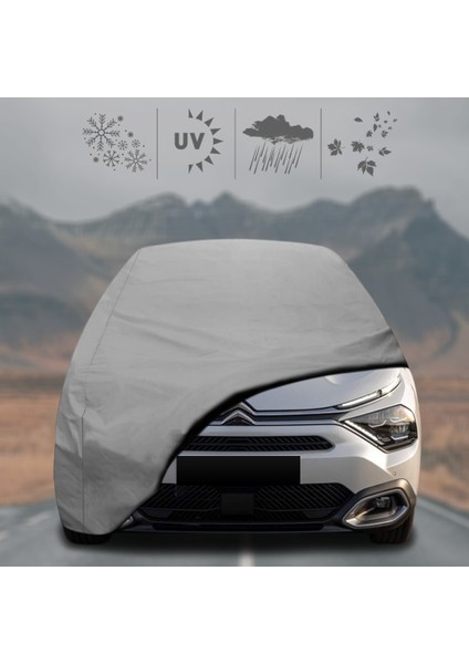 Citroen C4 x (2022 - ) Oto Branda Su Geçirmez Miflonlu Araba Brandası Klipsli Araba Çadırı