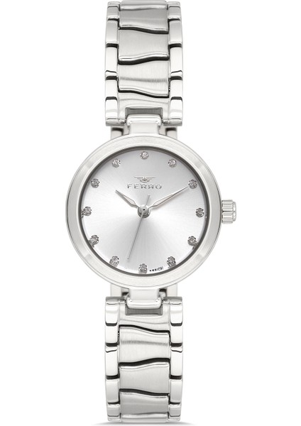 FL21617AWT-A Quartz Çelik Gri 26 mm Kadın Kol Saati