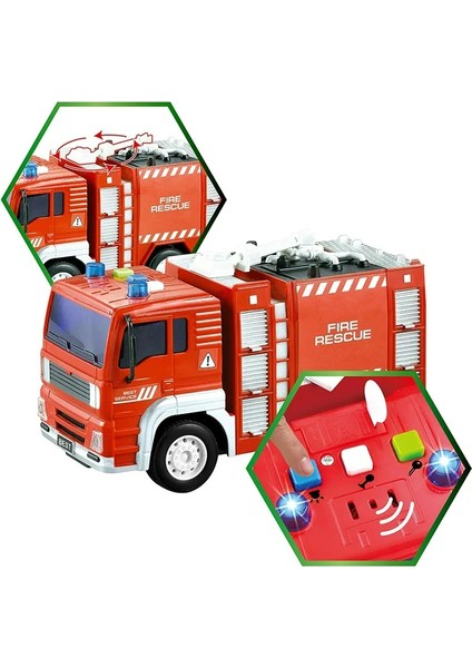 Ctoys Pilli Işıklı Sesli 1:20 Itfaiye Kamyonu WY551A fiyatları