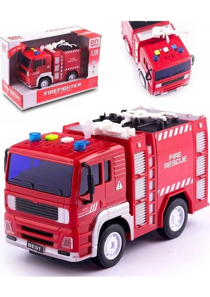 Ctoys Pilli Işıklı Sesli 1:20 Itfaiye Kamyonu WY551A modelleri