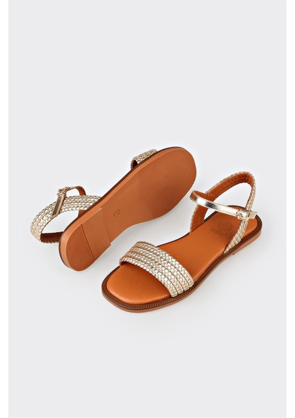 Gold Deri Kadın Günlük Ayakkabı modelleri