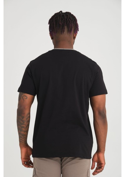 Bisiklet Yaka Regular Fit Siyah