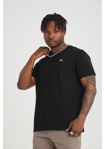 Bisiklet Yaka Regular Fit Siyah modelleri