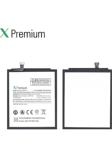 Xiaomi Mi A1 BN31 Batarya Pil 3000 Mah