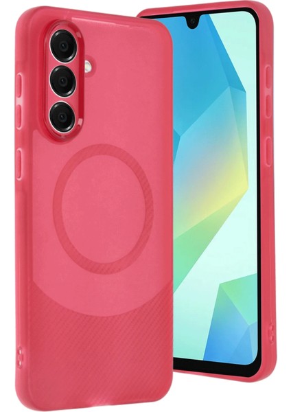 Samsung A36 Kılıf Maya Karbon Kapak - Bordo Mrayd
