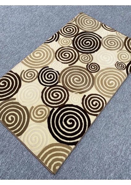 Saray Halı Vizyon 10952 R 80X130 Kahve Krem Küçük Kesme Halı