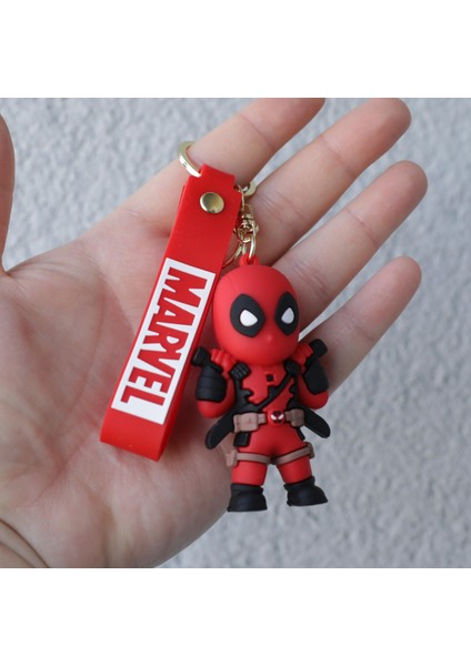 Deadpool 3D Silikon Anahtarlık Model 2