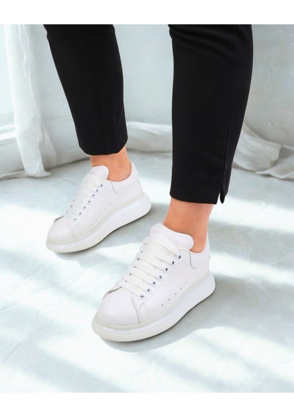 Deri Şeffaf Günlük Sneaker Ayakkabı Alexander Mcqueen Ithal