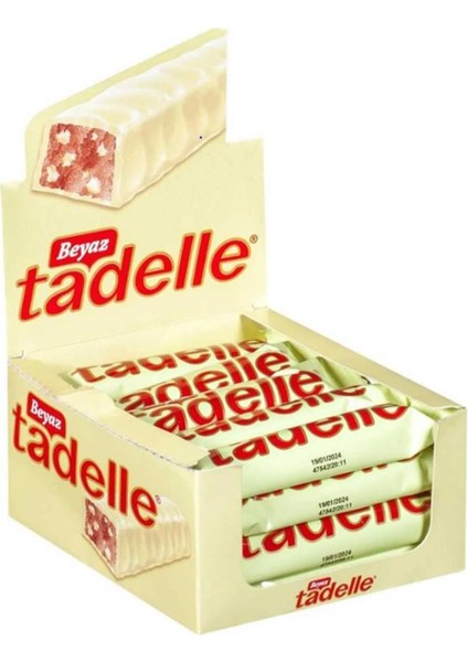 Beyaz Çikolata Kaplı Fındık Dolgulu Sütlü Çikolata 30 G x 20 Adet