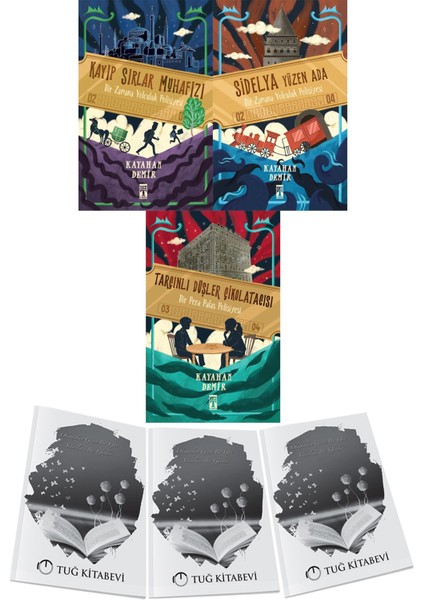 Kayıp Sırlar Muhafızı-Sidelya - Yüzen Ada-Tarçınlı Düşler Çikolatacısı 3lü Set Kayahan Demir + Hediyeli