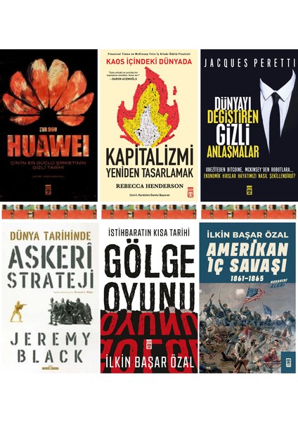 Huawei,gölge Oyunu,askeri Strateji,dünyayı Değiştiren Gizli Anlaşmalar,amerikan Iç Savaşı(6kitap)