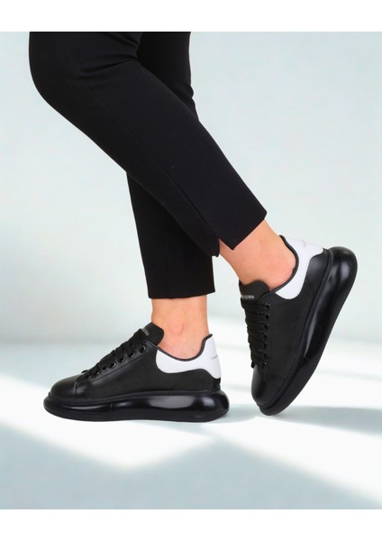 Deri Şeffaf Günlük Sneaker Ayakkabı Alexander Mcqueen Ithal modelleri