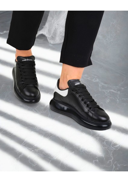 Deri Şeffaf Günlük Sneaker Ayakkabı Alexander Mcqueen Ithal indirimleri