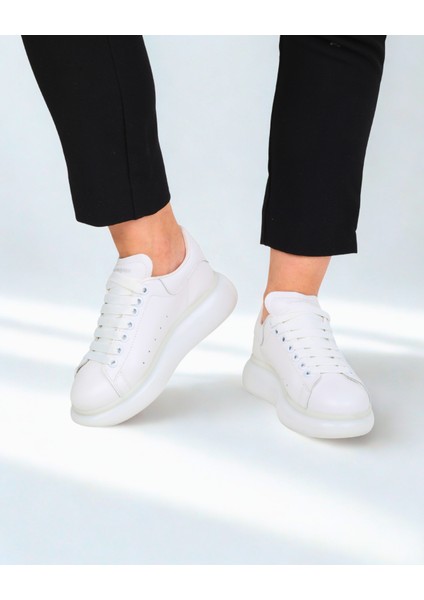 Deri Şeffaf Günlük Sneaker Ayakkabı Alexander Mcqueen Ithal fiyatları