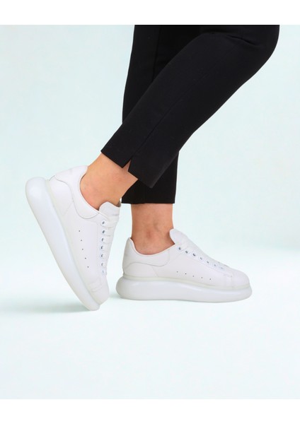 Deri Şeffaf Günlük Sneaker Ayakkabı Alexander Mcqueen Ithal fırsatları