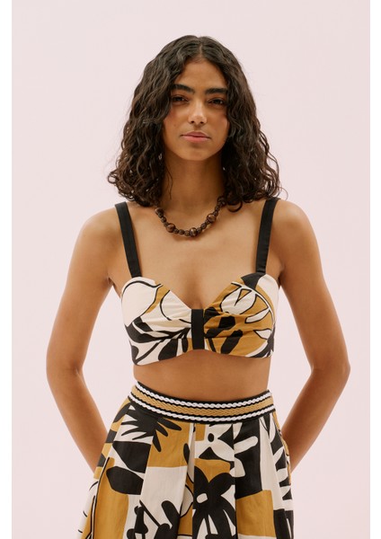 Deseni Askılı Poplin Büstiyer Standart Renk Y2514015_089 modelleri