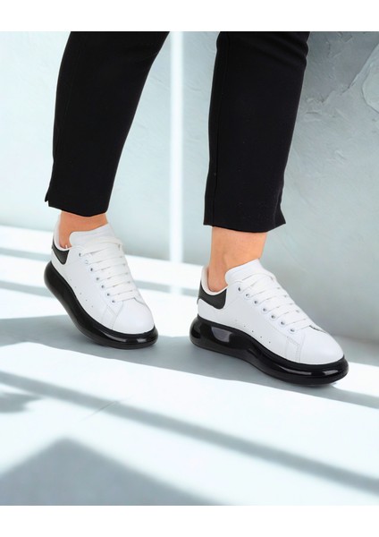 Deri Şeffaf Günlük Sneaker Ayakkabı Alexander Mcqueen Ithal indirimleri